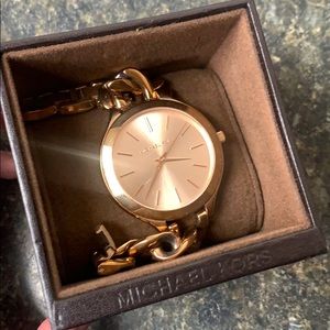 Michael Kors rose gold watch